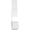 Ekena Millwork Ericson Architectural Grade PVC Gable Bracket, 96"W x 20"H x 4"D x 4"F, 5/12 Pitch GBP096X20X0404ERI00 - alternate 5
